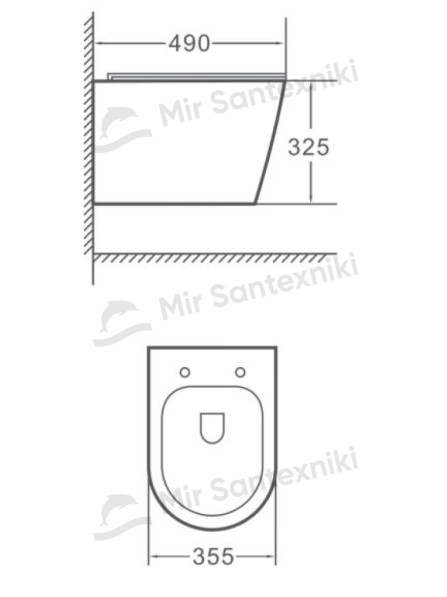 Debora unitazi DBR-601B